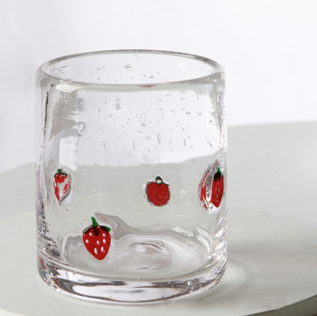 Decorated Drinking Glass